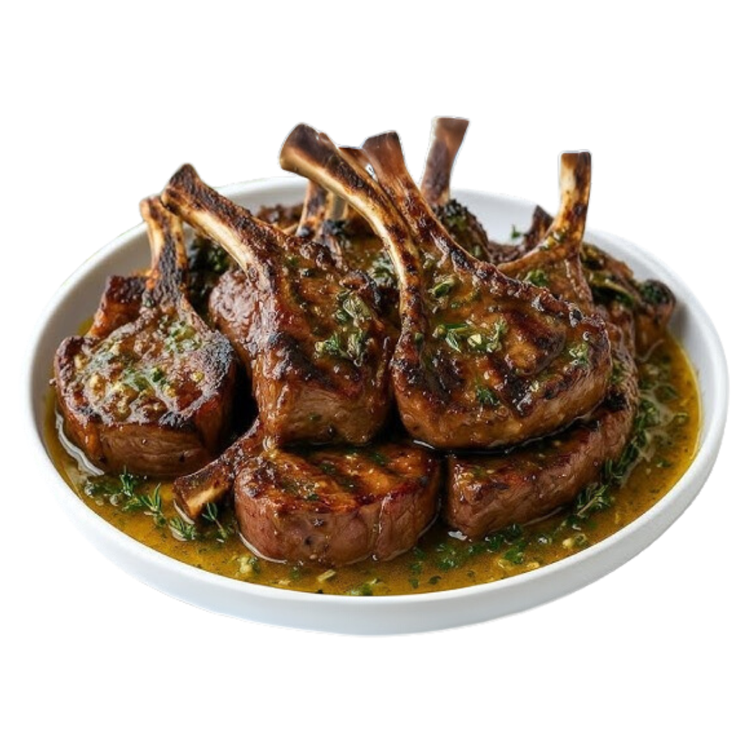 Juicy Lamb Chops 4 Pcs