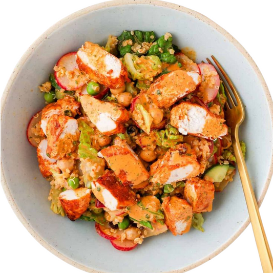 Chicken Tikka & Smash Beef Salad Box