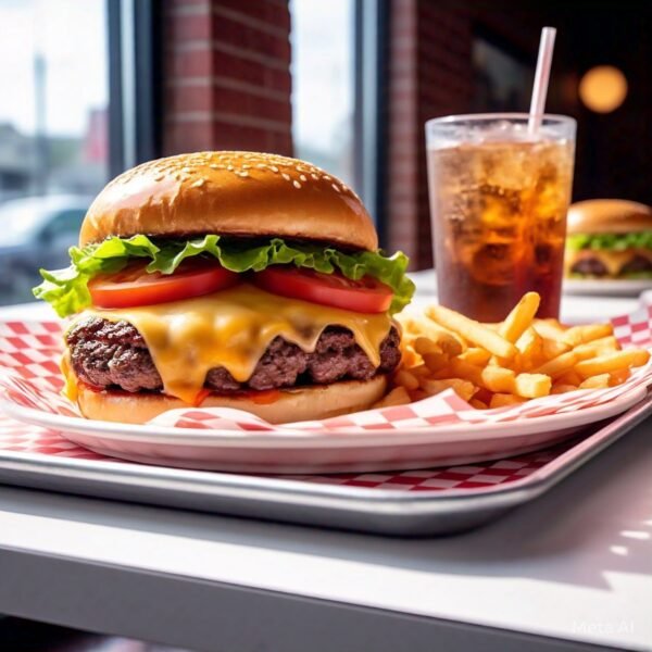 MM BEEF SMASH BURGER WITH FRIES & DRINK