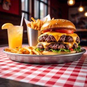 MM TWIN BEEF SMASH BURGER WITH FRIES & DRINK