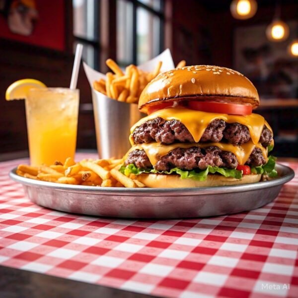 MM TWIN BEEF SMASH BURGER WITH FRIES & DRINK