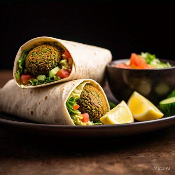 AUTHENTIC ROTI FALAFEL WRAP