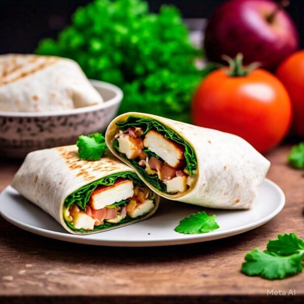 NOURISH HALLOUMI WRAP