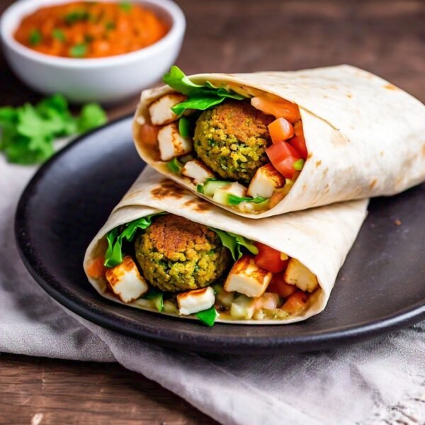 ORIGINAL FALAFEL & HALLOUMI WRAP