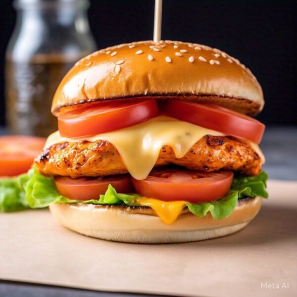 SUPREME CHICKEN TIKKA TOWER BURGER