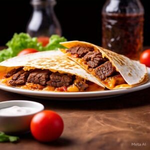 MEATY BEEF ROTI QUESADILLA