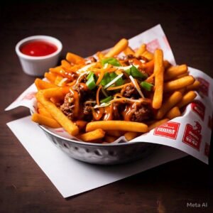 CHICKEN & BEEF COMBO LOADED FRIES